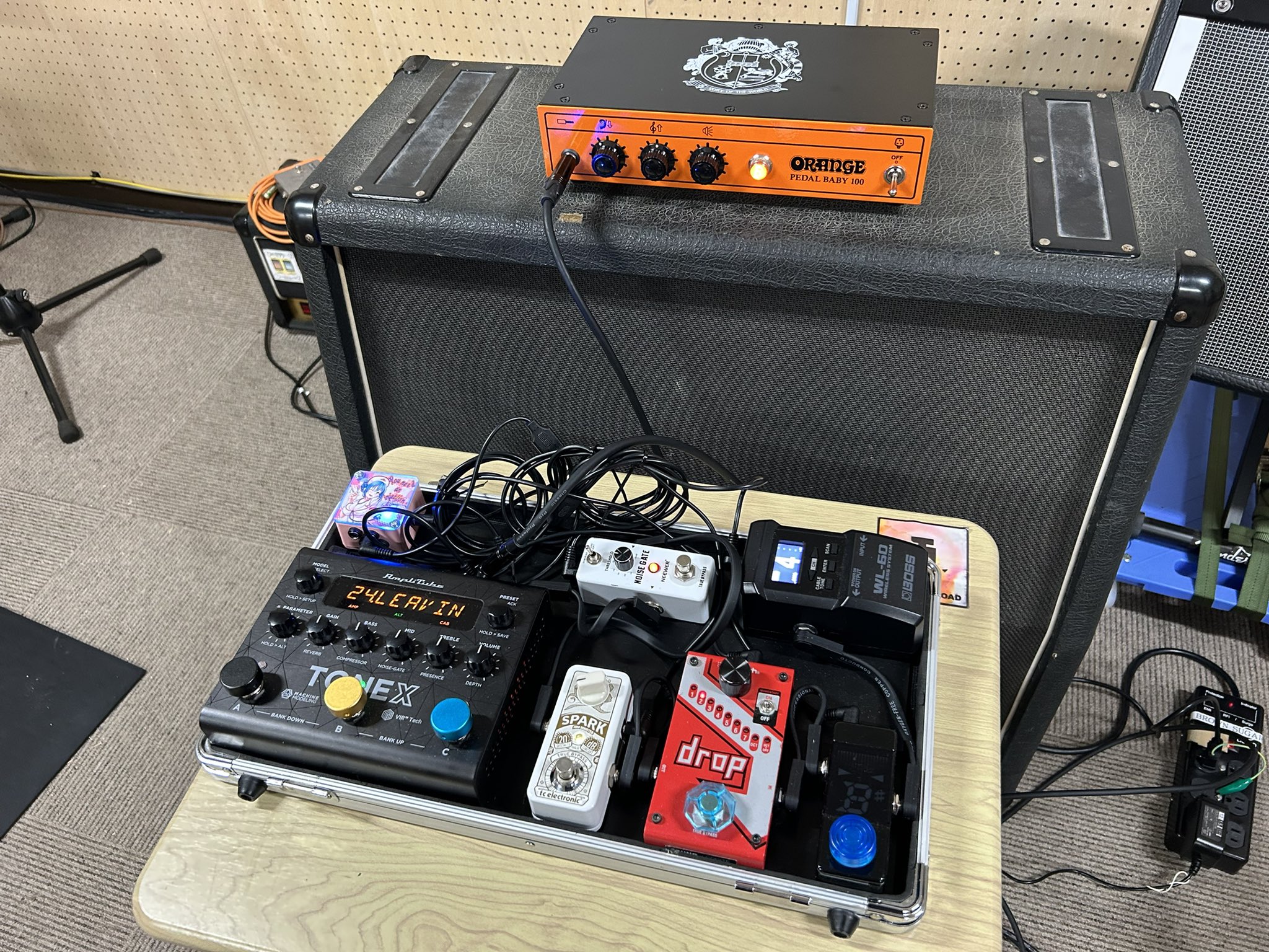 リバーブユニット オレンジ Bluetooth エフェクターDSP CRAFTY