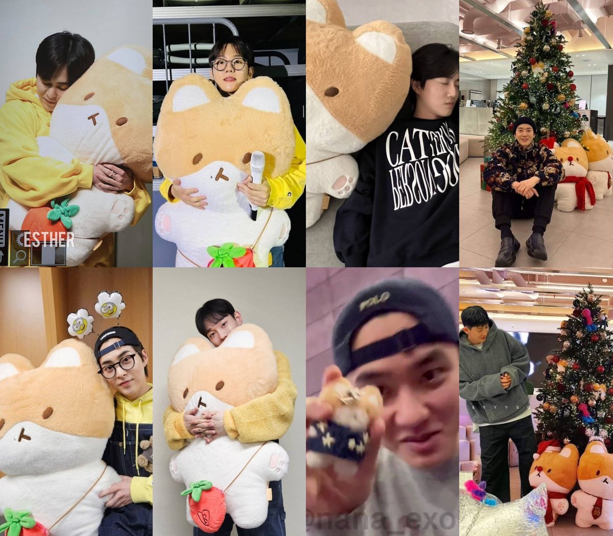 #Baekhyun's Teolaegi is collecting EXO members 🥹