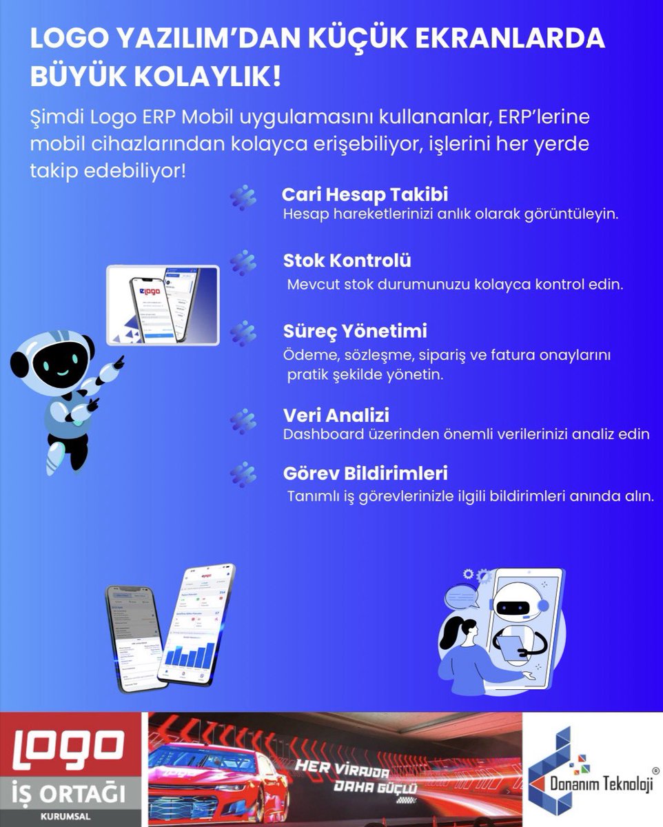 edonanim's tweet image. Logo Yazılım’dan küçük ekranlarda büyük kolaylık

#Netsis #LogoYazılım #dijitaldegörünürlük
#DonanımTeknoloji #şehrindijitaldönüşümliderleri