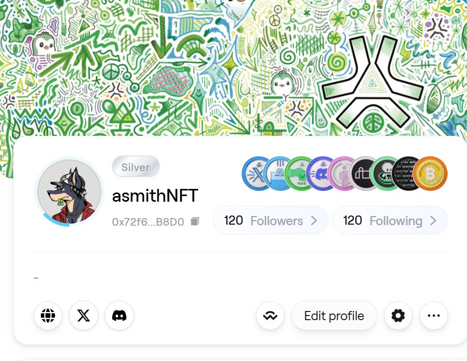 120 Friends in <a href="/AbstractChain/">Abstract</a> profile 👍 
Let's grow together 👥

✅ Drop Abstract Username in the comment ⤵️
✅ Follow everyone 🫂
✅ Like &amp; Repost this post to form a train 🚃
✅ Follow me for +1 Follow 🔙

#Followback #IFB #F4F #LFGrow  #Follow4Follow #abstractchain $BIG