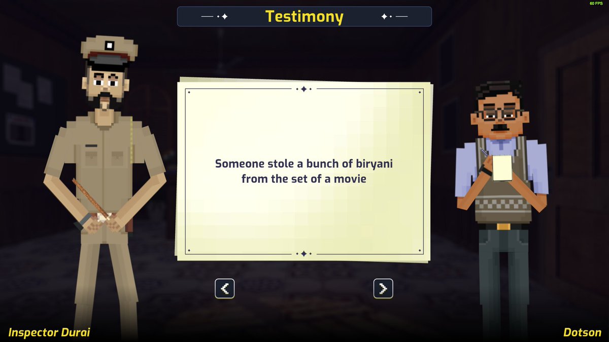 Ratzzyyyy (@ratzzyyyy) on Twitter photo Best mission in Detective Dotson <a href="/MasalaGames/">Detective Dotson 🔍 NOW AVAILABLE!</a> 
If I was a villain, I would probably steal biryani Best mission in Detective Dotson <a href="/MasalaGames/">Detective Dotson 🔍 NOW AVAILABLE!</a> 
If I was a villain, I would probably steal biryani