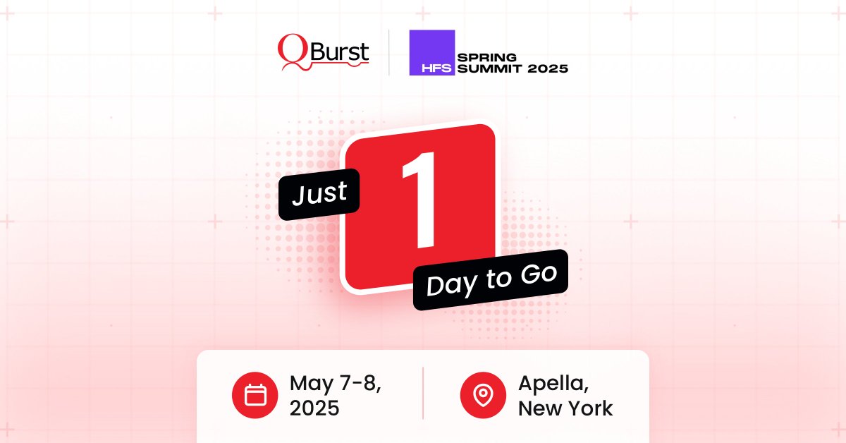The HFS Spring Summit kicks off tomorrow! Our CEO, Arun ‘Rak’ Ramchandran, will join the C-suite Disruptors Panel to unpack the question "𝐆𝐞𝐭𝐭𝐢𝐧𝐠 𝐀𝐡𝐞𝐚𝐝 𝐨𝐟 𝐃𝐢𝐬𝐫𝐮𝐩𝐭𝐢𝐨𝐧 – 𝐖𝐡𝐨’𝐬 𝐑𝐞𝐚𝐥𝐥𝐲 𝐆𝐨𝐢𝐧𝐠 𝐭𝐨 𝐖𝐢𝐧?" Join us there!