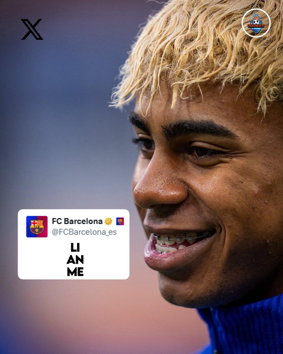 elchiringuitotv's tweet photo. 😳 Las INICIALES del nombre y apellidos de MESSI... forman el nombre de LAMINE.

𝗟𝗜onel
𝗔𝗡drés
𝗠𝗘ssi

𝗟𝗔𝗠𝗜𝗡𝗘 https://t.co/UURYwysHCN