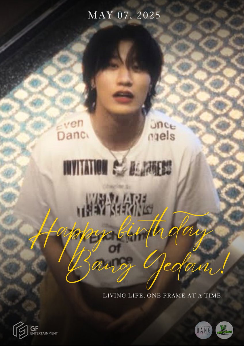 YEDAMBRANDS's tweet photo. Happy Birthday to our leading star, Bang Yedam!✨ 

From your debut scene to every breathtaking performance, you've captured hearts like a masterpiece on the silver screen. 

Here's to another year of unforgettable moments, chart-topping soundtracks, and the spotlight you were born to shine in. 🎬🌟

BANG YEDAM BLOCKBUSTER YEAR
#ReelLifeYedamAt23 #실제생활예담23
#イェダミはまさに映画の主人公
@_YEDAM_OFFICIAL