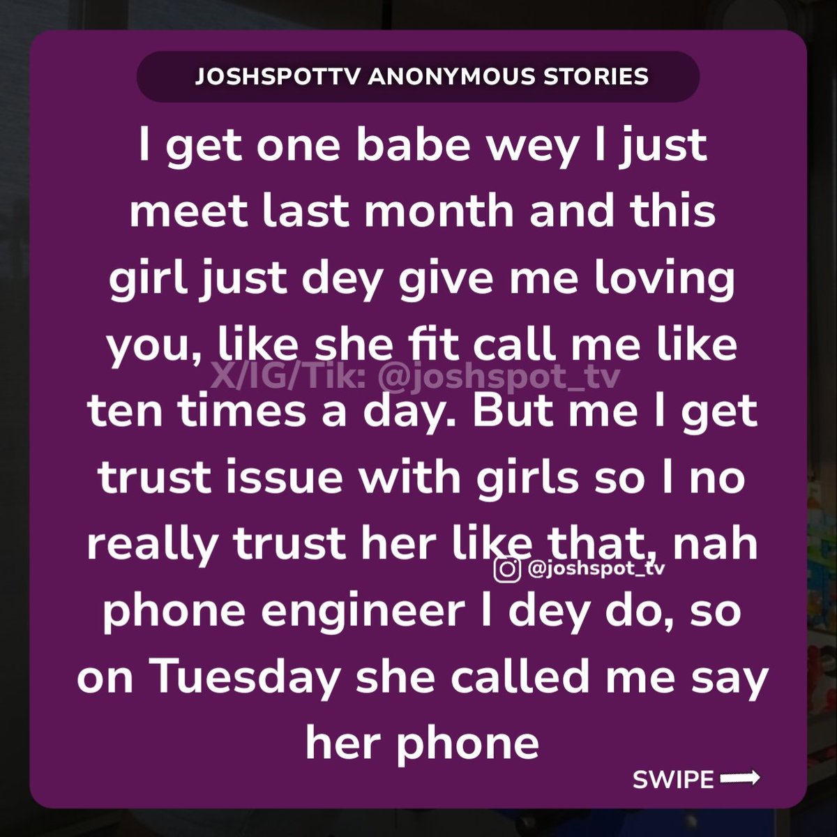 joshspot_tv's tweet photo. "I'm a finished man. See how I experienced my most painful heartbreak ever as a man"

A thread 🍿👇 https://t.co/edxkh0fKtr