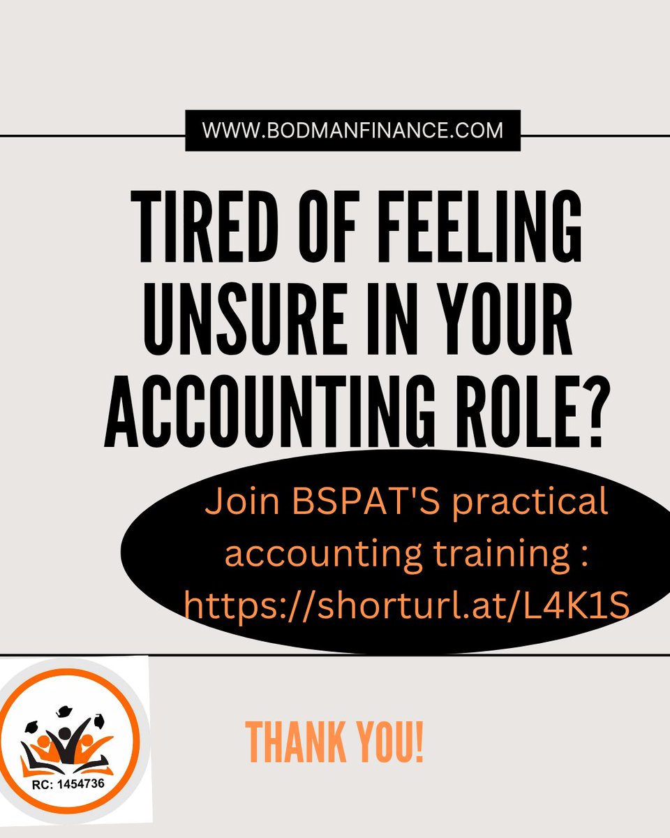BSPATSchool's tweet photo. Most accountants aren't confused —
They were just never taught how to prepare full financial statements, from scratch.

BSPAT fixes that with real-life training that builds real confidence.
Join us: https://t.co/Y7ApACMxUH
#BSPAT #AccountingConfidence #FinancialTraining #account https://t.co/yPanciaJfG