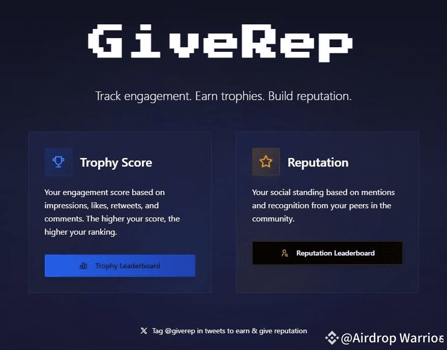 <a href="/Spider69231/">E.T.B.A.H. 🕷️ Spider</a> <a href="/GiveRep/">GiveRep</a> <a href="/PawtatoFinance/">Pawtato Finance | Sui</a> <a href="/SuiFamOfficial/">SuiFam</a> <a href="/moonbags_io/">moonbags.io</a> The $REP points are showing on profile. Lets Break $REP Points Together 🔥

1 Like = 1 $REP 1 RT = 1 $REP
1 Comment = 1 $REP 
<a href="/GiveRep/">GiveRep</a>

I Will return It Immediately Let's See 👀 💪 Believe In
<a href="/ikadotxyz/">Ika「🦑」</a> 
<a href="/PawtatoFinance/">Pawtato Finance | Sui</a> 
<a href="/SuiFamOfficial/">SuiFam</a> 
<a href="/moonbags_io/">moonbags.io</a>