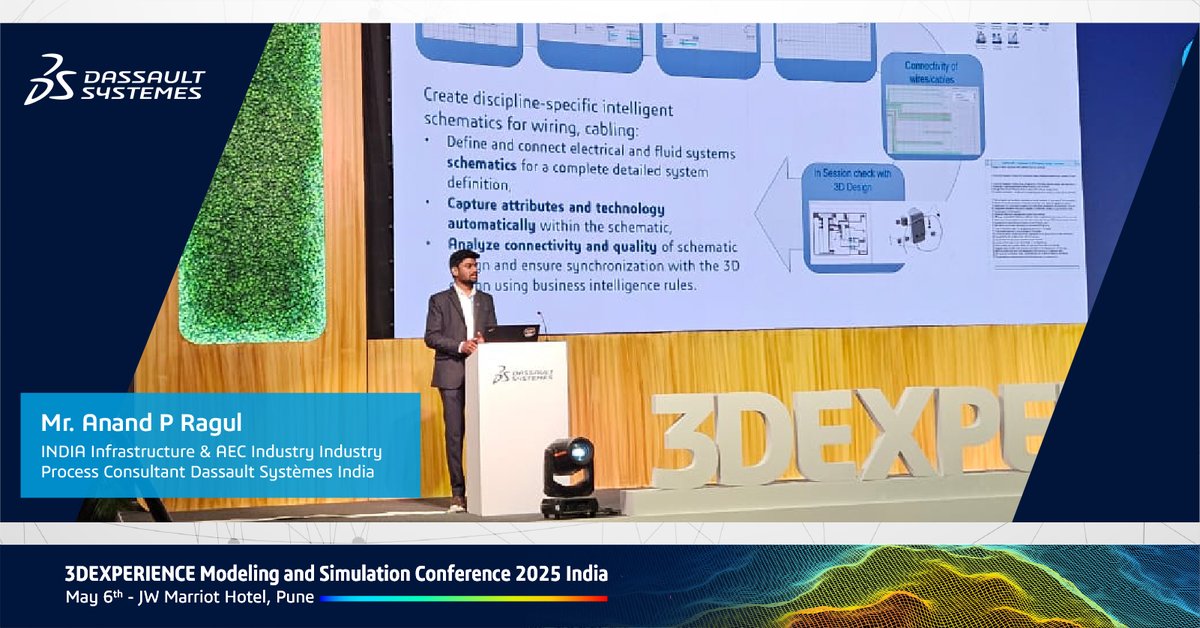 Engineering excellence alert! Anand P Ragul are now showcasing how MODSIM optimizes electrical systems and tackles EMI/EMC challenges effectively. #3DEXPERIENCEConference2025