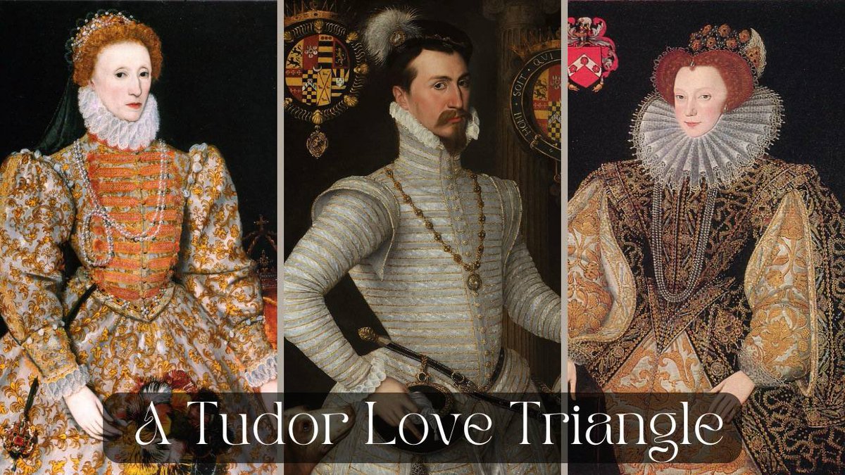 TheTudorTrio's tweet image. This week on our Patreon…learn all about the infamous love triangle between Queen Elizabeth I, Robert Dudley, and Lettice Knollys with @NicolaTallis!! Subscribe through the link in our bio to join 💜
