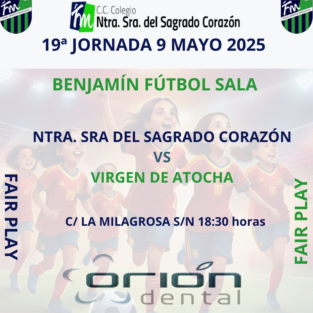 Horario de la próxima jornada <a href="/DeportesECM/">DeportesECM</a> en esta ocasión jugaremos el viernes. Así que os invitamos a todos para que podáis animar y apoyar a nuestro equipo. Con ganas de seguir disfrutando del deporte escolar. Vamos Franciscanas!!!!