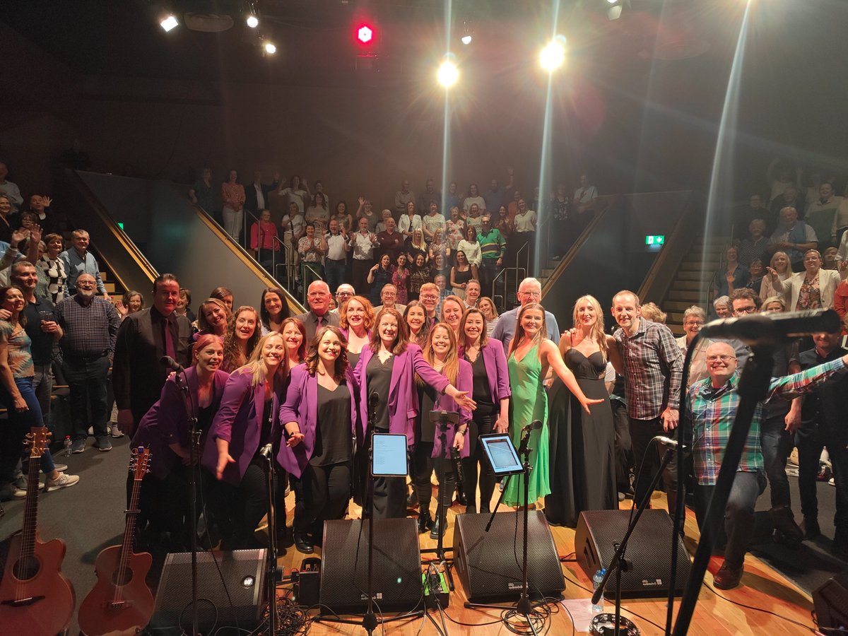 SHHomePlace's tweet photo. 🎶 We were thrilled to welcome the Dublin Gospel Choir and LORE to The Helicon on Friday 2nd May for an unforgettable night of music.

A huge thank you to everyone who joined us and helped make it such a fantastic evening!

@loremusiclore @DGChoir https://t.co/u6ZDo6KISC