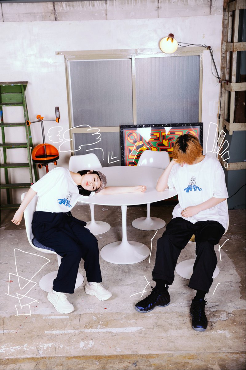 ◤ NEW MERCH ◢ 摩擦 S/S Basic Tee color : White M / L ¥3,500(tax