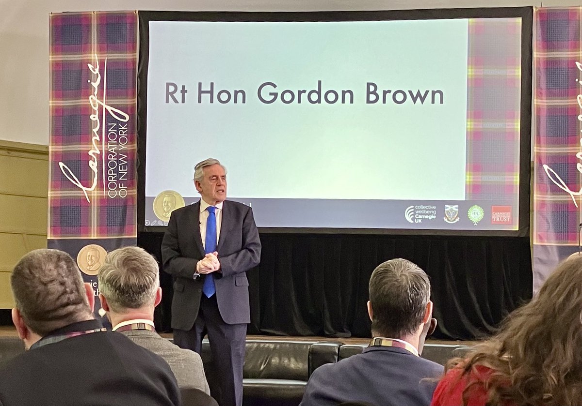 Mark Shucksmith (@markshucksmith) on Twitter photo Powerful and inspirational keynote speech from ā¦<a href="/GordonBrown/">Gordon Brown</a>ā© this morning to the Carnegie foundations meeting in Dunfermline on the need for multilateral cooperation, rebuilding civic society and hope. Powerful and inspirational keynote speech from ā¦<a href="/GordonBrown/">Gordon Brown</a>ā© this morning to the Carnegie foundations meeting in Dunfermline on the need for multilateral cooperation, rebuilding civic society and hope.