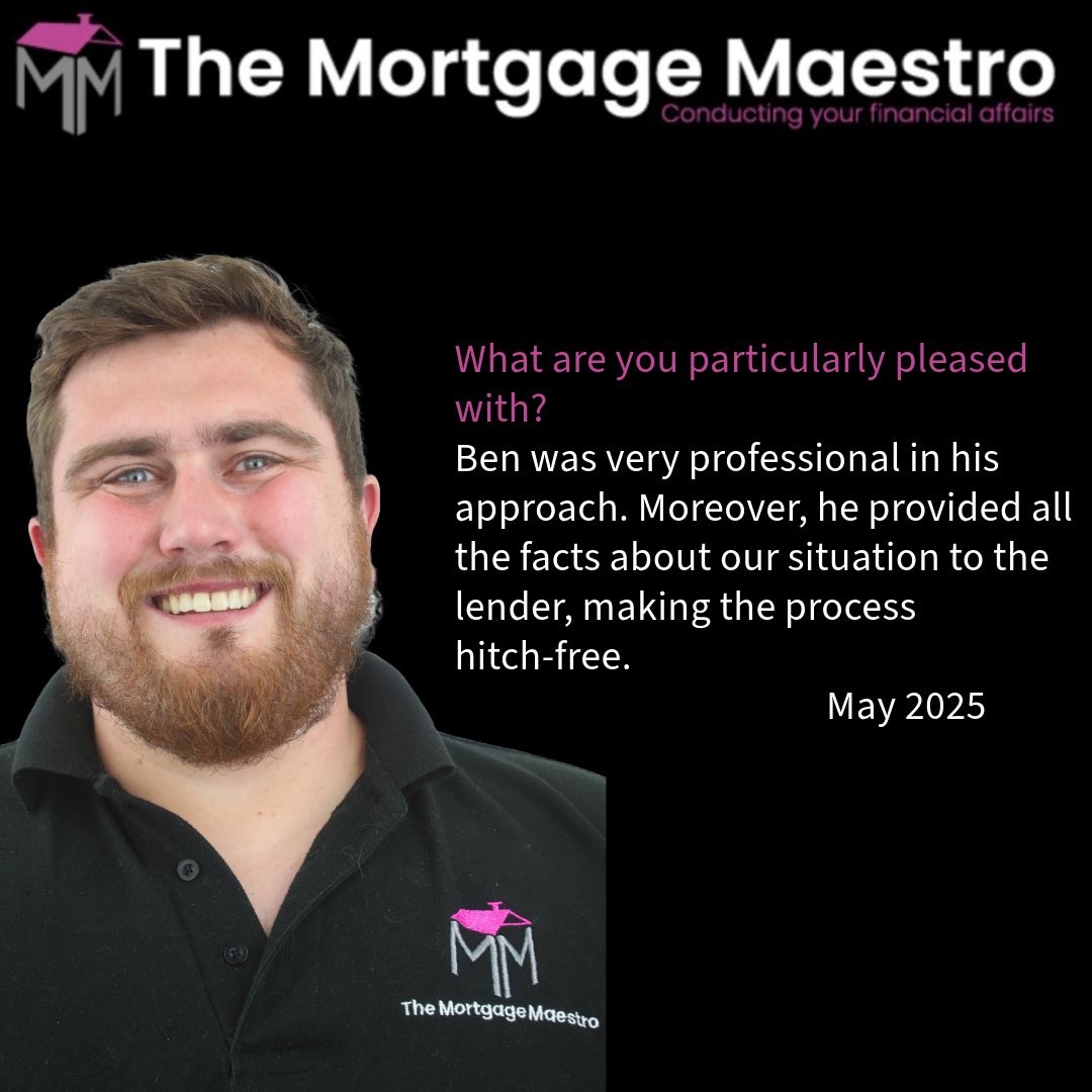 TheMaestroMTG's tweet image. ⭐️It’s terrific Tuesday again and in this terrific Tuesday we thought we’d share One of Ben’s reviews. 

🖤🤍🩷

#brokersarebetter #ourclientsarethebest #TEAMMAESTRO #mortgagebroker