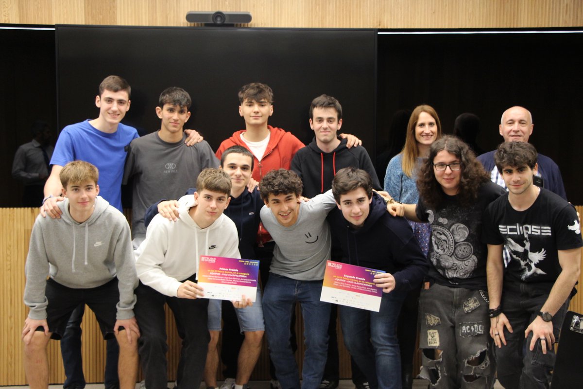 Tecnun (@tecnun) on Twitter photo Tecnun acogió la final local de la Olimpiada de Telecomunicaciones
El 28 de marzo celebramos la final de la fase local de la Olimpiada de Telecomunicaciones con la participación de dos trabajos de alumnos del colegio <a href="/JesuitakBilbao/">Jesuitak Indautxu - Colegio Ntra. Sra. de Begoña</a>
¡Enhorabuena a los finalistas! #Tecnun Tecnun acogió la final local de la Olimpiada de Telecomunicaciones
El 28 de marzo celebramos la final de la fase local de la Olimpiada de Telecomunicaciones con la participación de dos trabajos de alumnos del colegio <a href="/JesuitakBilbao/">Jesuitak Indautxu - Colegio Ntra. Sra. de Begoña</a>
¡Enhorabuena a los finalistas! #Tecnun