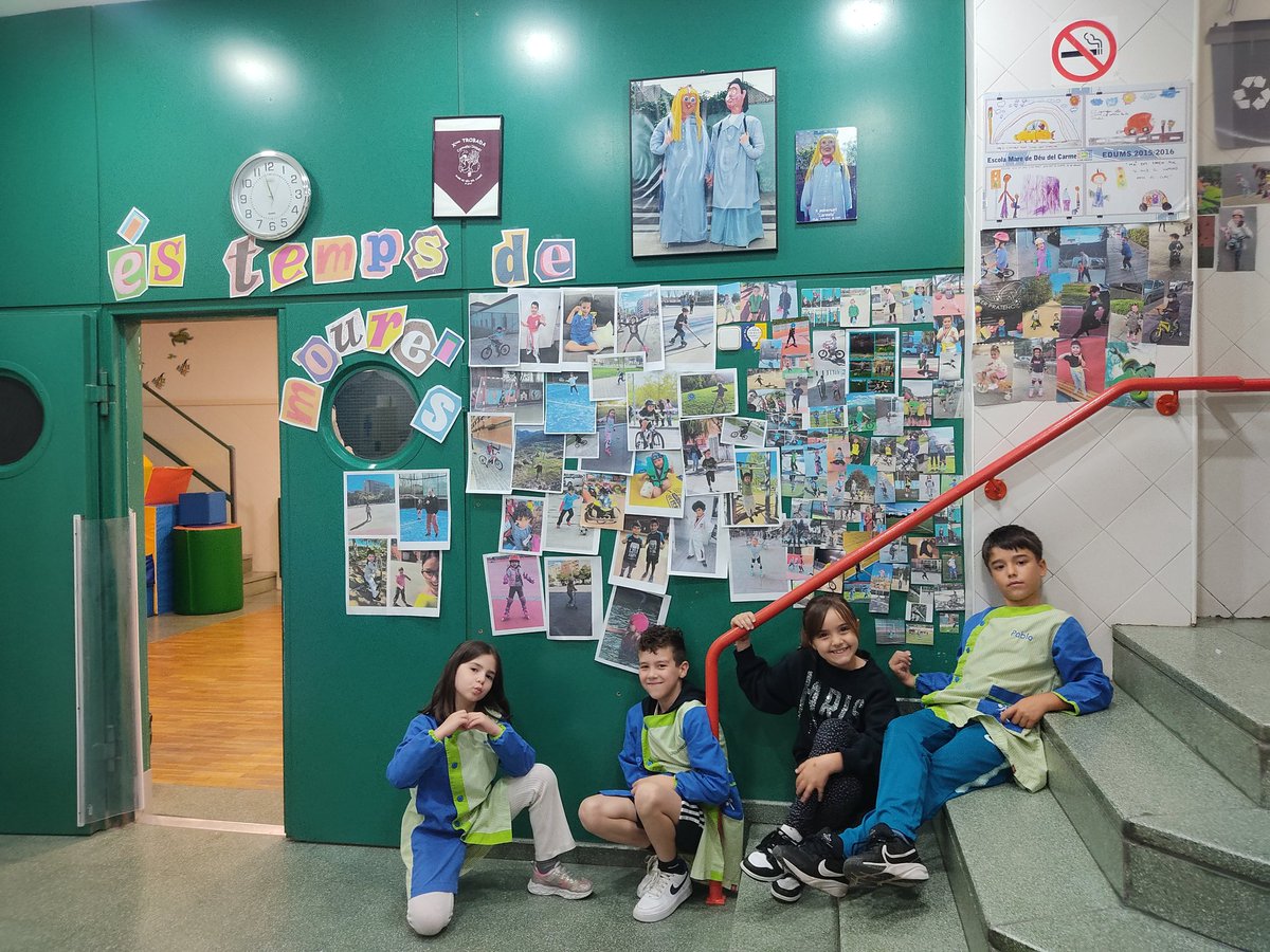 Alícia Balasch García (@mdc_alicia) on Twitter photo I avui amb els Delegats Verds hem fet aquest super mural amb totes les fotos fent esport que ens heu anat enviant les famílies!! ⛹🏻♀️⛷️⛸️🏃🏻♀️⚽🎾
Així hem celebrat el Dia Mundial de l'Activitat Física (DMAF) aquest curs! Sota el lema "és temps de moure's" ✨ <a href="/escolamdcprat/">escolamdcprat</a> I avui amb els Delegats Verds hem fet aquest super mural amb totes les fotos fent esport que ens heu anat enviant les famílies!! ⛹🏻♀️⛷️⛸️🏃🏻♀️⚽🎾
Així hem celebrat el Dia Mundial de l'Activitat Física (DMAF) aquest curs! Sota el lema "és temps de moure's" ✨ <a href="/escolamdcprat/">escolamdcprat</a>