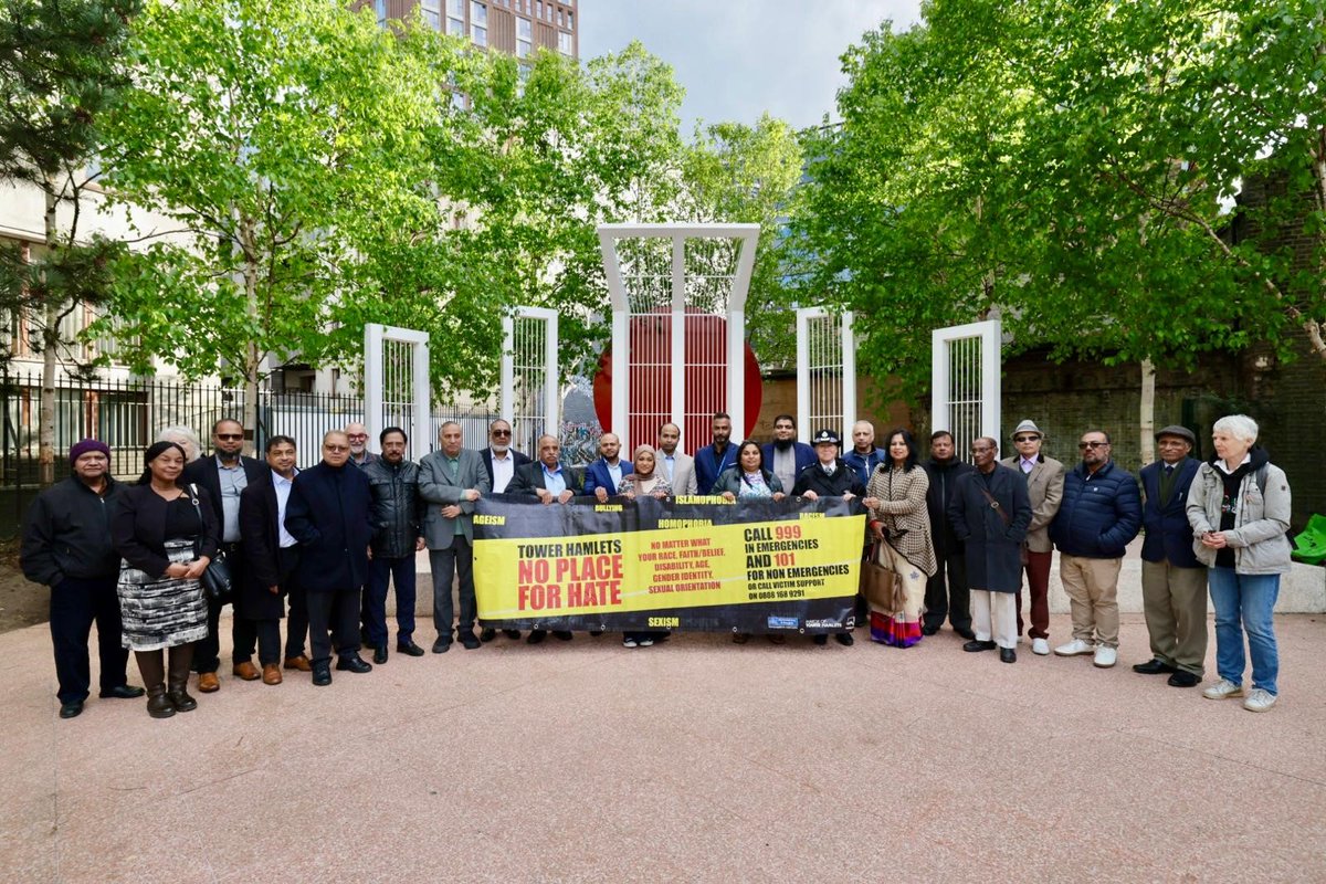 TowerHamletsNow's tweet photo. We were proud to mark #AltabAli Day and pay tribute to him &amp; the anti-racism movement which has become his legacy  
The exhibition, Resistance: Protest &amp; Liberation Through the Lens, will run at the Brady Arts Centre until 31 May.
The fight for equality👉🏽 https://t.co/hVyXLWhRDT https://t.co/WA2Osxh9IG