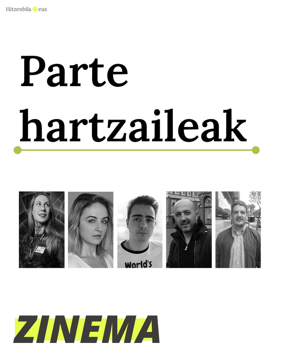 Ikus-entzunezko solasaldian egon ziren pertsonak aurkeztuko ditugu: 

📹Joseba Gorordo. 
📱Irene Gómez. 
📚Oskar Bilbao Goyoaga. 
🧑‍🏫Jon López Martín. 
🎭Paule Barcenilla.

🔗 youtu.be/T96D3Xp-3N8

#Hitzenbila #Zinema