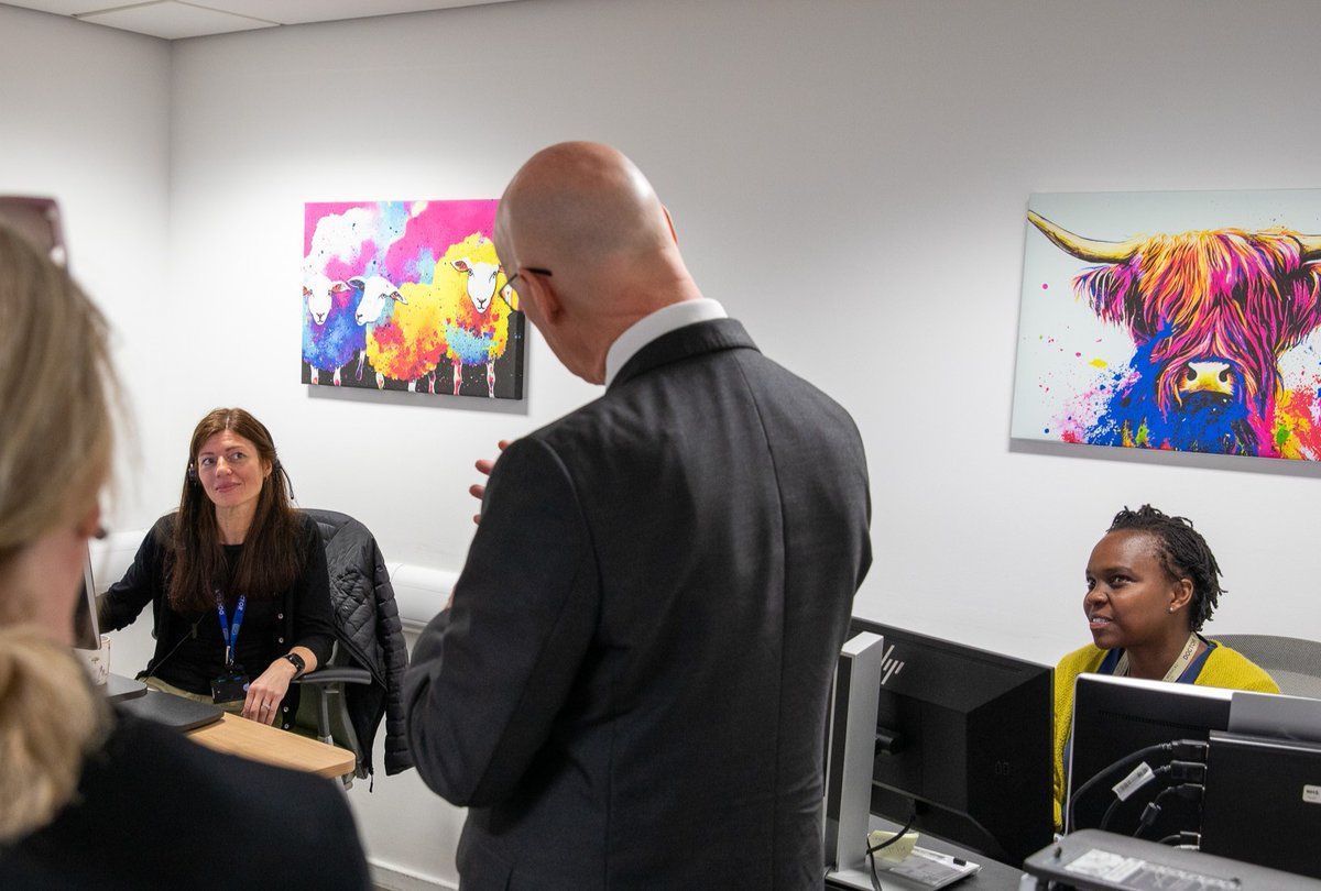 First Minister (@scotgovfm) on Twitter photo Improving the NHS will be at the heart of the Programme for Government, to be announced by First Minister <a href="/JohnSwinney/">John Swinney</a> later today.
He visited Newfield Medical Group in Dundee, ahead of setting out commitments to improve access to GPs and for a ‘renewed and stronger’ NHS. Improving the NHS will be at the heart of the Programme for Government, to be announced by First Minister <a href="/JohnSwinney/">John Swinney</a> later today.
He visited Newfield Medical Group in Dundee, ahead of setting out commitments to improve access to GPs and for a ‘renewed and stronger’ NHS.