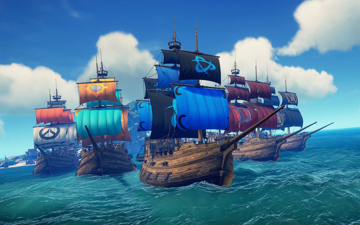 Sea of Thieves (@seaofthieves) on Twitter photo Behold, sails celebrating <a href="/Blizzard_Ent/">Blizzard Entertainment</a>'s iconic worlds! Which is your favourite?
If you fancy flying these sheets, they're available exclusively through Sea of Thieves Premium Edition on <a href="/battlenet/">Battle.net</a>: shop.battle.net/product/sea-of… Behold, sails celebrating <a href="/Blizzard_Ent/">Blizzard Entertainment</a>'s iconic worlds! Which is your favourite?
If you fancy flying these sheets, they're available exclusively through Sea of Thieves Premium Edition on <a href="/battlenet/">Battle.net</a>: shop.battle.net/product/sea-of…