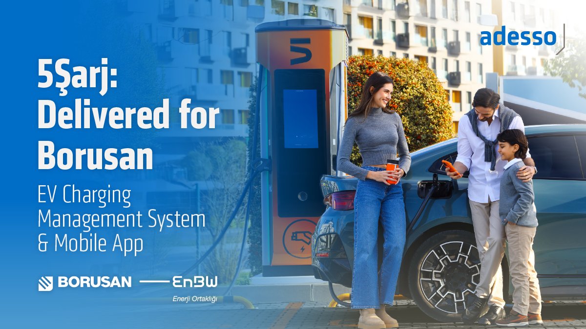 Borusan EnBW Enerji’s intelligent EV charging platform 5 Sarj is now successfully delivered!

This solution connects electric car drivers, operators, and location owners through five pillars: Easy, Reliable, Fast, Safe, and Sustainable. Our microservice architecture delivers