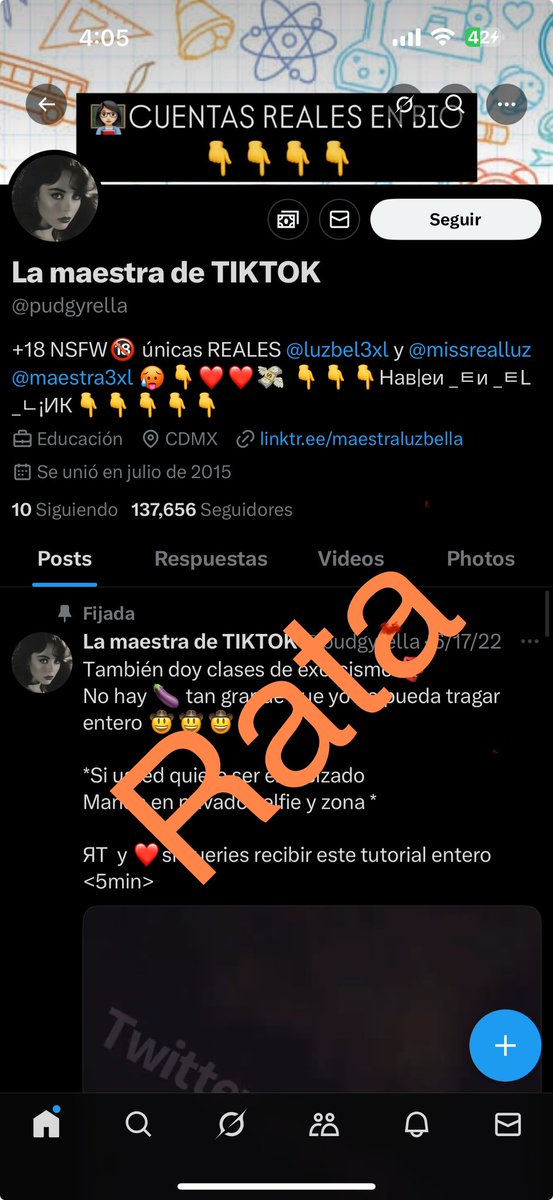 ESTAFADOS_ROBAD's tweet photo. Mald!!!ta rat@@@@ 🐀 @missrealluz @pudgyrella @luzbel3xl https://t.co/5lTZ3EndKX
