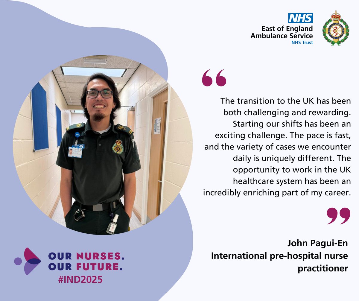 The first case study we’re sharing this International Nurses Day is John, one of our international pre-hospital nurse practitioners (PHNPs)!

John was a nurse in the Philippines and Saudi Arabia for 10 years and joined us to have a new experience and develop his career.

#IND2025
