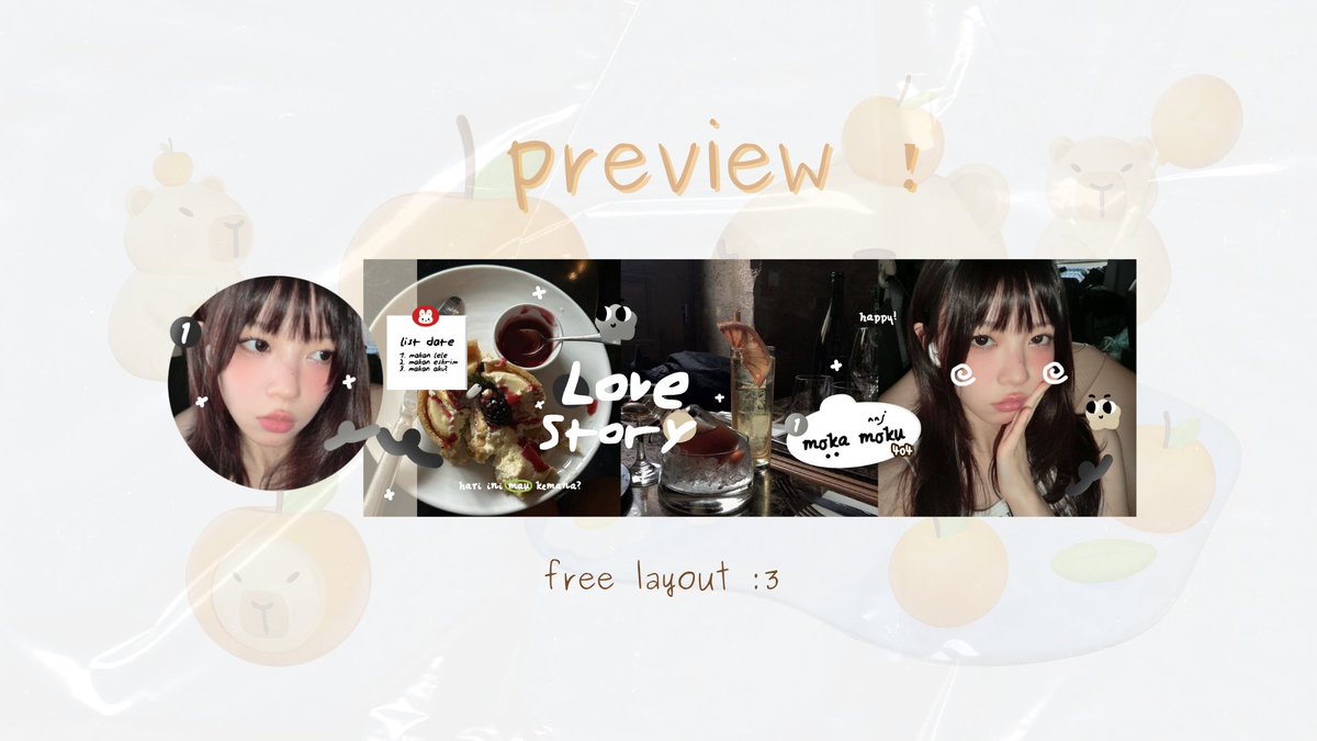 help rt, thank u somuyyy! 

HALOOO aku membawa FREE LAYOUT lagiii nihh dari Kak Anon! ada jiwoo &amp; moka keren 😯syaratnya cuma harus dipakai, shoutout dengan tag aku &amp; say thank u ke Kak Anon. bisa dm akuu sekarang untuk claim layoutnyaaa <3

#zonauang #zonaba