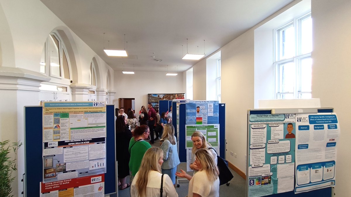 Faculty of Education, Mary Immaculate College. (@miceducationfac) on Twitter photo Huge congratulations to our Post Graduate Diploma in Inclusive Special Education teachers who concluded their year with a wonderful research poster fair in the John Henry Newman building <a href="/MICLimerick/">Mary Immaculate College (MIC)</a> last Friday, 2nd May.
We wish them all the very best for the future!
#PGDISE Huge congratulations to our Post Graduate Diploma in Inclusive Special Education teachers who concluded their year with a wonderful research poster fair in the John Henry Newman building <a href="/MICLimerick/">Mary Immaculate College (MIC)</a> last Friday, 2nd May.
We wish them all the very best for the future!
#PGDISE