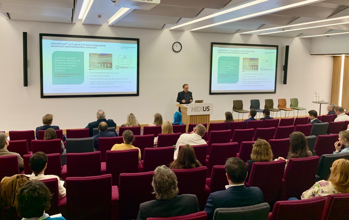 NIHR Leeds BRC (@leedsbrc) on Twitter photo A great morning hearing about rRNA Sequencing diagnostics with Oxford Nanopore Technology with Dr Ian Butler of <a href="/NHSBartsHealth/">Barts Health</a> & Dr Iain Miller of Presymptom Health on UK Market access.
<a href="/WeHCScientists/">NHS Healthcare Science</a>
<a href="/BIVDA/">British In Vitro Diagnostics Association (BIVDA)</a>
<a href="/UK_ABHI/">ABHI</a>
#movingforwardinfectiondiagnostics
<a href="/kerrieanndavies/">kerrie Davies MBE</a> A great morning hearing about rRNA Sequencing diagnostics with Oxford Nanopore Technology with Dr Ian Butler of <a href="/NHSBartsHealth/">Barts Health</a> & Dr Iain Miller of Presymptom Health on UK Market access.
<a href="/WeHCScientists/">NHS Healthcare Science</a>
<a href="/BIVDA/">British In Vitro Diagnostics Association (BIVDA)</a>
<a href="/UK_ABHI/">ABHI</a>
#movingforwardinfectiondiagnostics
<a href="/kerrieanndavies/">kerrie Davies MBE</a>