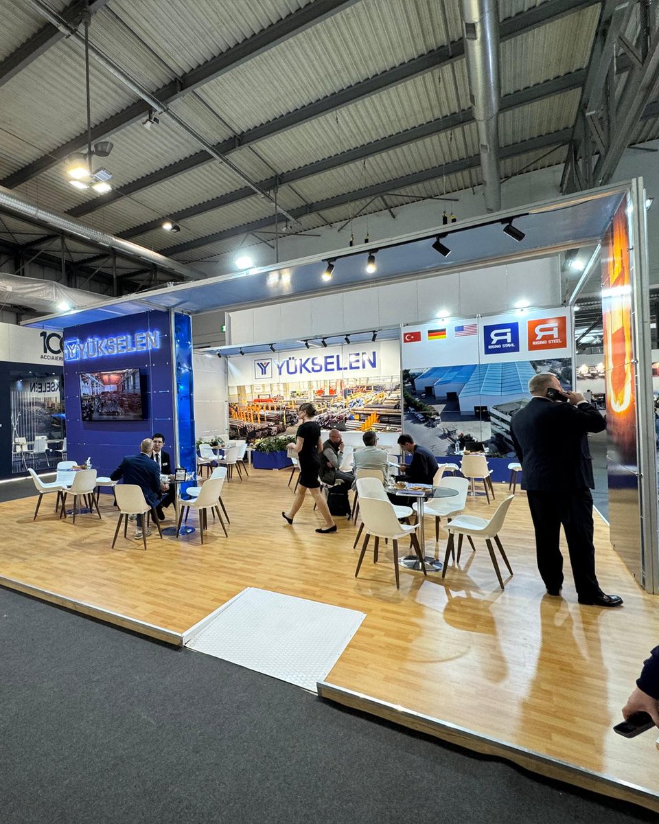 yukselencelikas's tweet photo. #madeinsteel fuarında YÜKSELEN olarak sizleri ağırlamaktan onur duyarız! Fieramilano RHO, Pav 22 Booth 37 standımızda sizleri bekliyoruz.
#YKSLN #steelservicecenter #steel #madeinsteel2025