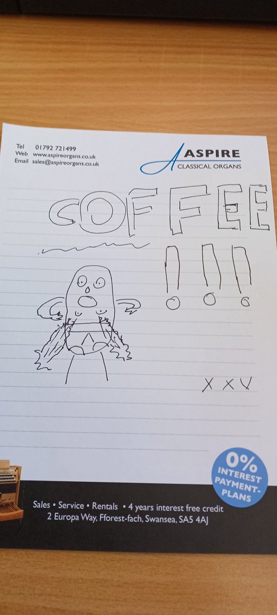 I have the best wife in the whole world 🌎 
If you don't know, it's a Regular Show reference 😄
#luckyhusband 
#coffetime 
#regularshowmemes