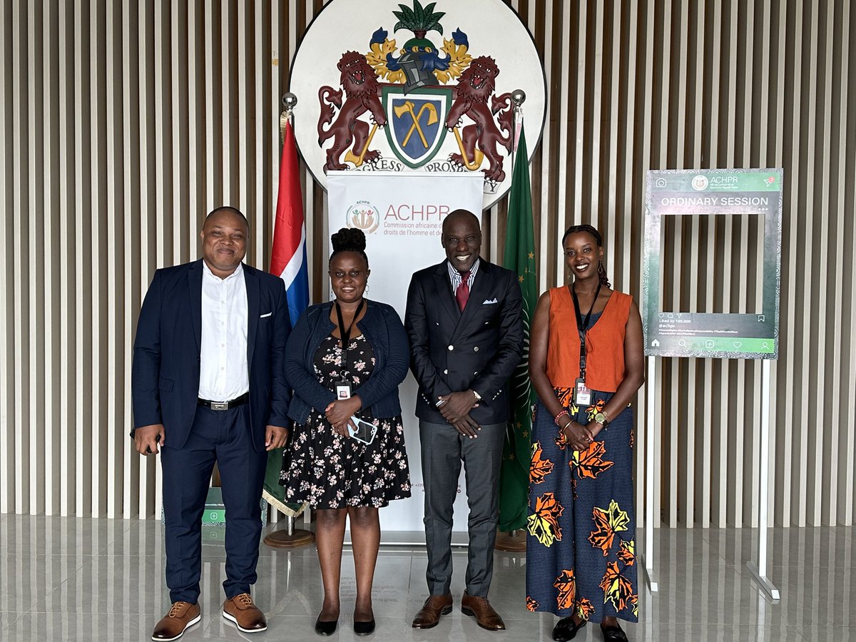 RFLD, Defend Defenders, Equality Now, &amp; SOAWR are currently at the 83rd Ordinary Session of the ACHPR. This week we are engaging ACHPR Special Rapporteurs on key advocacy issues related to civic space trends, women’s rights, &amp; fundamental freedoms protection &amp; promotion in Africa