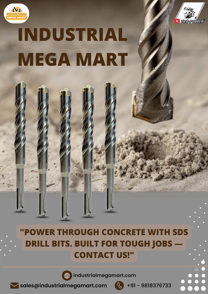 IMegamart's tweet image. 🔩 Precision. Durability. Performance.
Xtra Power Tools Bits are built for strength &amp;amp; accuracy.
✅ Premium Quality
✅ Enhanced Cutting Power
✅ Versatile Sizes
Perfect for professionals who demand the best.
🌐 industrialmegamart.com
📞 +91-9818376733
#XtraPower #ToolsBits #Power