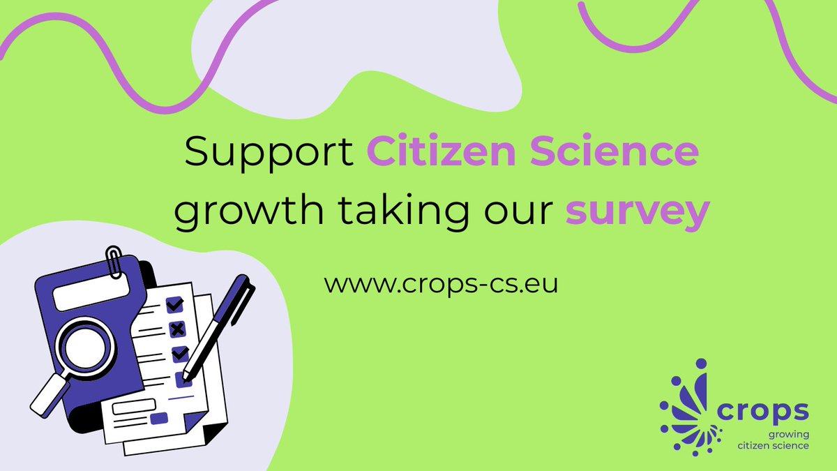 cropsCS (@cropscs) on Twitter photo 👀 Why YOU?
If you're managing or coordinating a #CitizenScience project, your perspective is key 🔑
Help us taking this survey: tinyurl.com/r895826e
💬 Your voice = better science for all!
<a href="/IIASAVienna/">IIASA</a> <a href="/Earthwatch_Eur/">Earthwatch Europe</a> <a href="/Ideas_4_Change/">IDEAS FOR CHANGE</a> <a href="/stemalliance_eu/">Scientix® STEM Alliance</a> 👀 Why YOU?
If you're managing or coordinating a #CitizenScience project, your perspective is key 🔑
Help us taking this survey: tinyurl.com/r895826e
💬 Your voice = better science for all!
<a href="/IIASAVienna/">IIASA</a> <a href="/Earthwatch_Eur/">Earthwatch Europe</a> <a href="/Ideas_4_Change/">IDEAS FOR CHANGE</a> <a href="/stemalliance_eu/">Scientix® STEM Alliance</a>