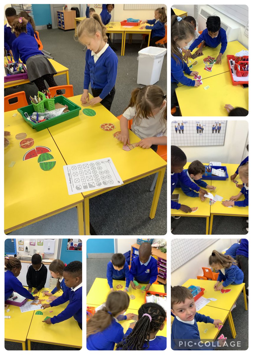 Fosse_TMET's tweet image. Today in Maths year 1 have been busy exploring halves of different items and images! #FMMaths #FMYear1