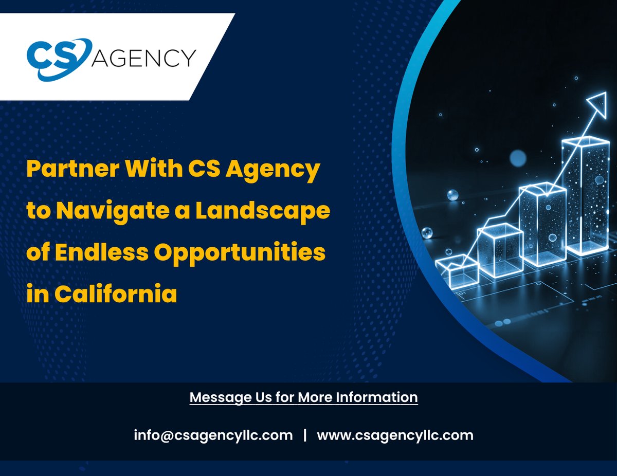 CSAgencyLLC's tweet photo. We are working with business owners to maximize revenue and expand their sales & marketing companies in California. At CS Agency, we empower entrepreneurs to reach new heights & achieve remarkable milestones - https://t.co/3voQFCDCqD
#California #CaliforniaLifeline #CSAgencyLLC https://t.co/jY8A4gp2TT