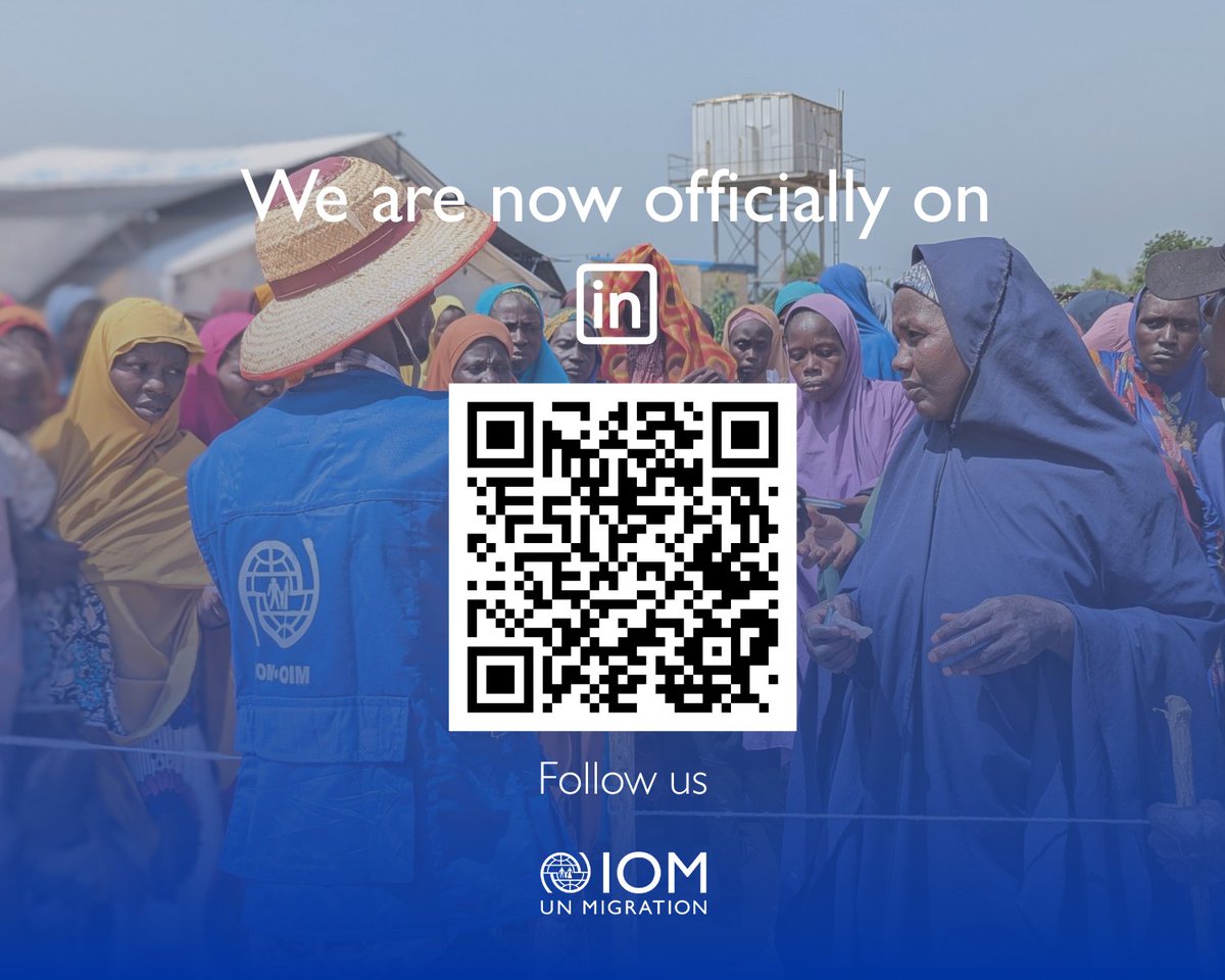 IOM West and Central Africa 🇺🇳 (@iomrowca) on Twitter photo Stay connected for regional migration updates on LinkedIn.
Follow our initiatives, actions, and partnerships promoting safe, orderly and regular migration.
Join us here: t.ly/sJr6K
<a href="/UNmigration/">IOM - UN Migration 🇺🇳</a> Stay connected for regional migration updates on LinkedIn.
Follow our initiatives, actions, and partnerships promoting safe, orderly and regular migration.
Join us here: t.ly/sJr6K
<a href="/UNmigration/">IOM - UN Migration 🇺🇳</a>