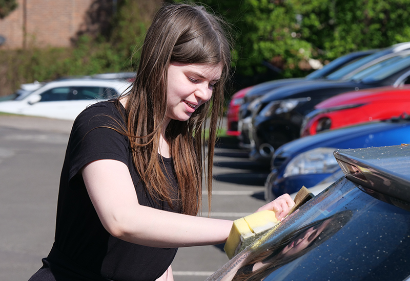 Last week our students got into the fundraising spirit as part of Raising &amp; Giving Week. Yr 12 &amp; 13 contributed their own fundraising by offering a car washing service for staff who wished to donate. Together we managed to raise an impressive £1400 for The Red Sky Foundation!