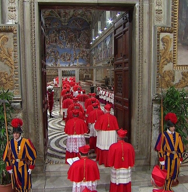 Inside a locked room, men starved, wept, and cursed each other.

One Conclave dragged on so long the roof was torn off to speed it up. Another one ended with two popes...

You’ve never seen power struggles like this... 🧵👇