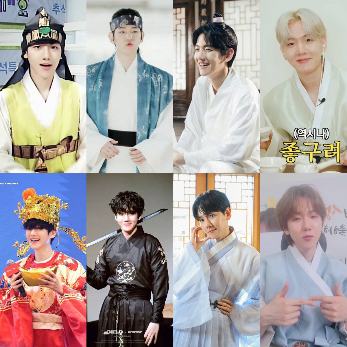 #BAEKHYUN LOOKS SO STUNNING IN HANBOK ✨