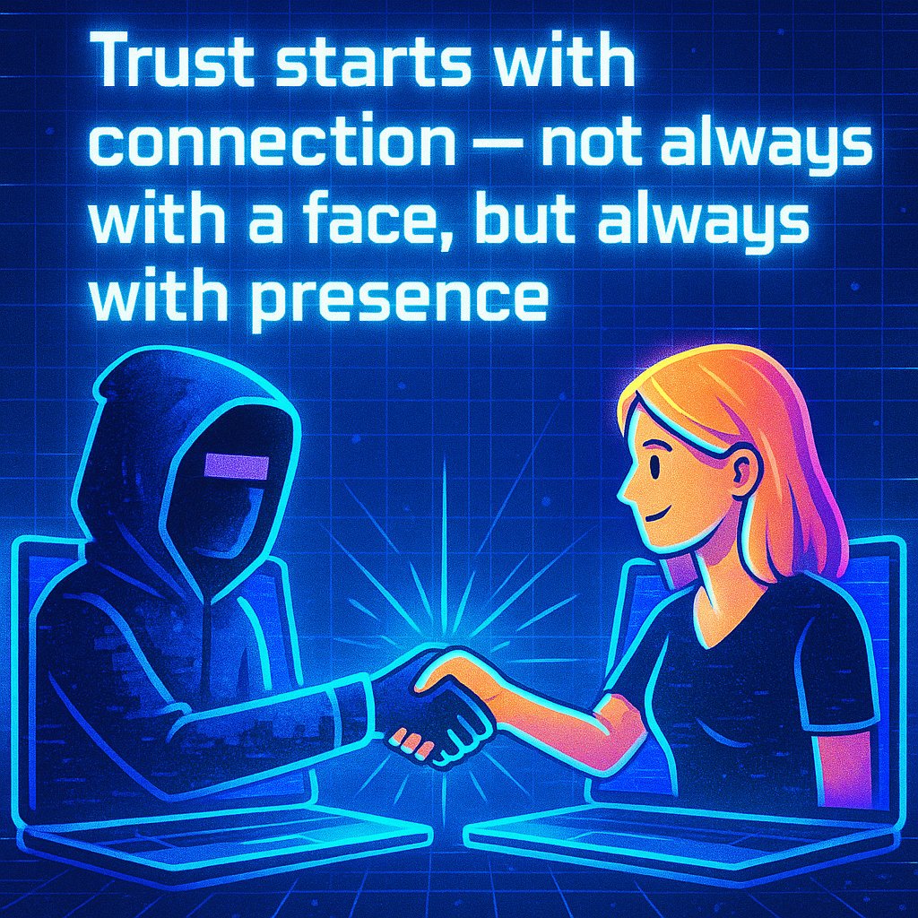 maddy_speaking's tweet photo. Crypto is weird.

We build and invest in projects with people we’ve never met. No faces, no voices. Just Telegram handles.

💡People ask me why I doxxed myself.
Easy: Communication has always been about people.
You trust who you know. You connect when it feels real.

I’d love to see more founders show their face.
If your ideas are strong & your intentions are good — why not?

But I get it. Not everyone wants to doxx. So what can you do instead?

✅ Be consistent
✅ Communicate clearly & human
✅ Show up — even if it’s just with words
✅ Be transparent, not perfect

Trust starts with showing up.
Even if it's just an honest message from human to human.