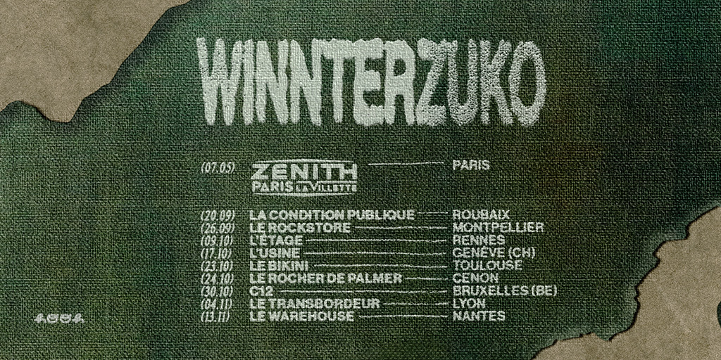 winnterzuko est en tournée en France pour le "SLR TOUR"! 🎶

Il revient pour nous présenter son album "Salieri" qui envoie du lourd ! 🔥

🎟️ Les billets sont disponibles sur See Tickets ! bit.ly/3F0BzzW