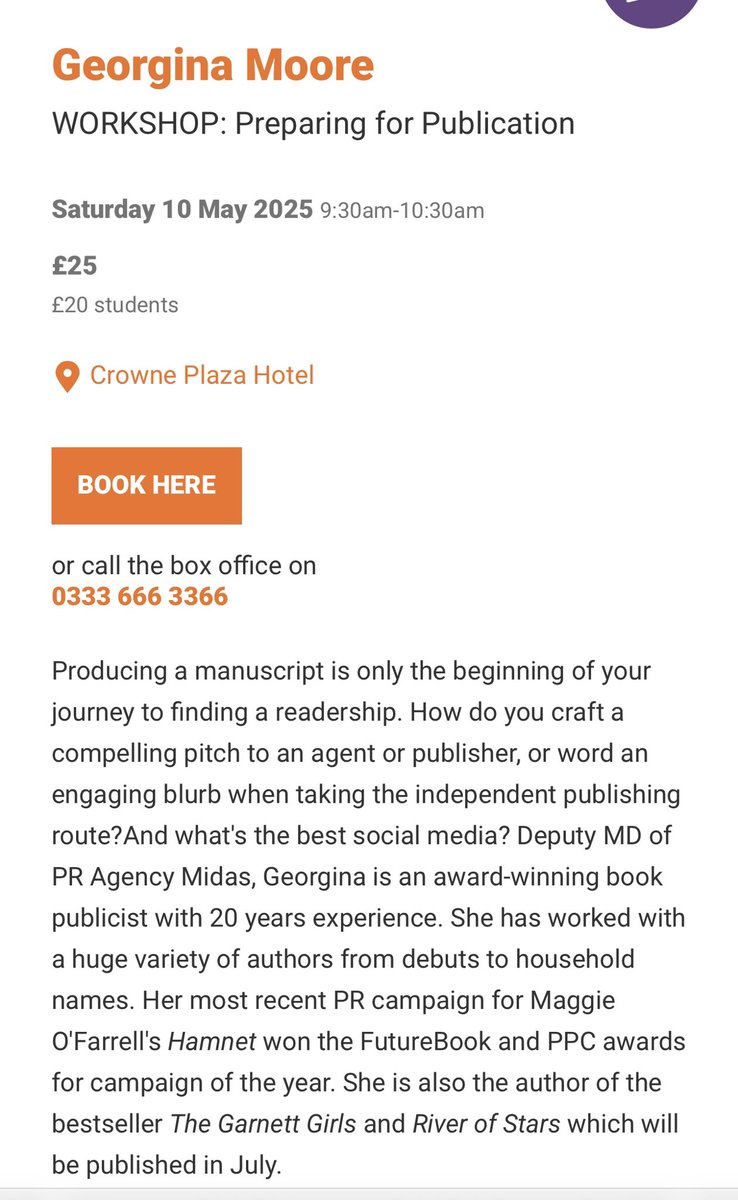 Georgina Moore (@publicitybooks) on Twitter photo Really looking forward to giving this workshop for <a href="/StratLitFest/">Stratford Literary Festival</a> on Saturday morning. Come & join us & bring your questions. Tickets here: stratfordliteraryfestival.co.uk/events/georgin… Really looking forward to giving this workshop for <a href="/StratLitFest/">Stratford Literary Festival</a> on Saturday morning. Come & join us & bring your questions. Tickets here: stratfordliteraryfestival.co.uk/events/georgin…