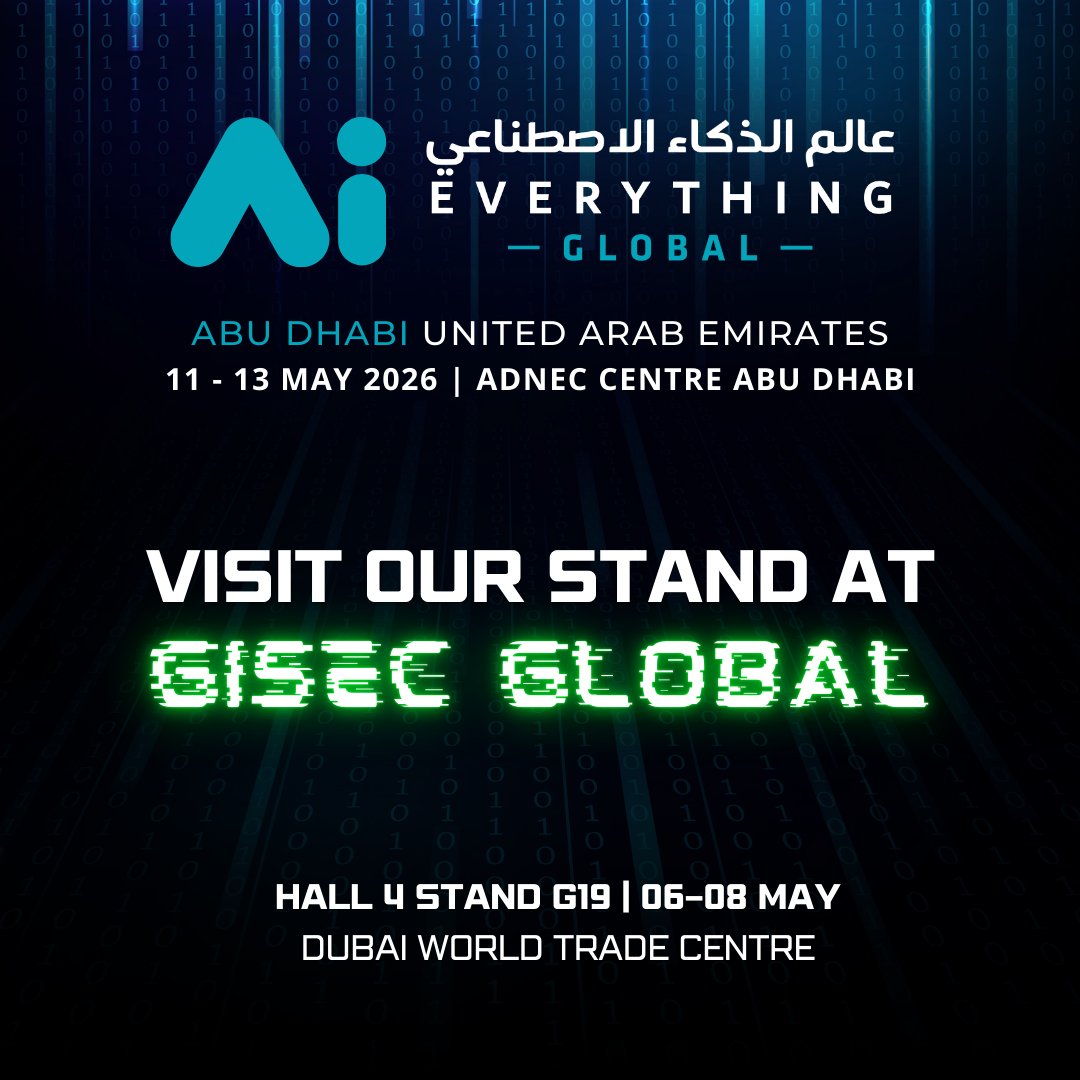 AiEverythingGlobal (@aieverythinggbl) on Twitter photo This week, AI-powered solutions dominate the spotlight at <a href="/GISECGlobal/">GISEC GLOBAL</a>!
Visit us to discover how you can secure your prime position alongside many of the worldโs leading AI enterprises and breakthrough pureplay startups at Ai Everything Global.
#AiEverythingGlobal #GISECGLOBAL This week, AI-powered solutions dominate the spotlight at <a href="/GISECGlobal/">GISEC GLOBAL</a>!
Visit us to discover how you can secure your prime position alongside many of the worldโs leading AI enterprises and breakthrough pureplay startups at Ai Everything Global.
#AiEverythingGlobal #GISECGLOBAL