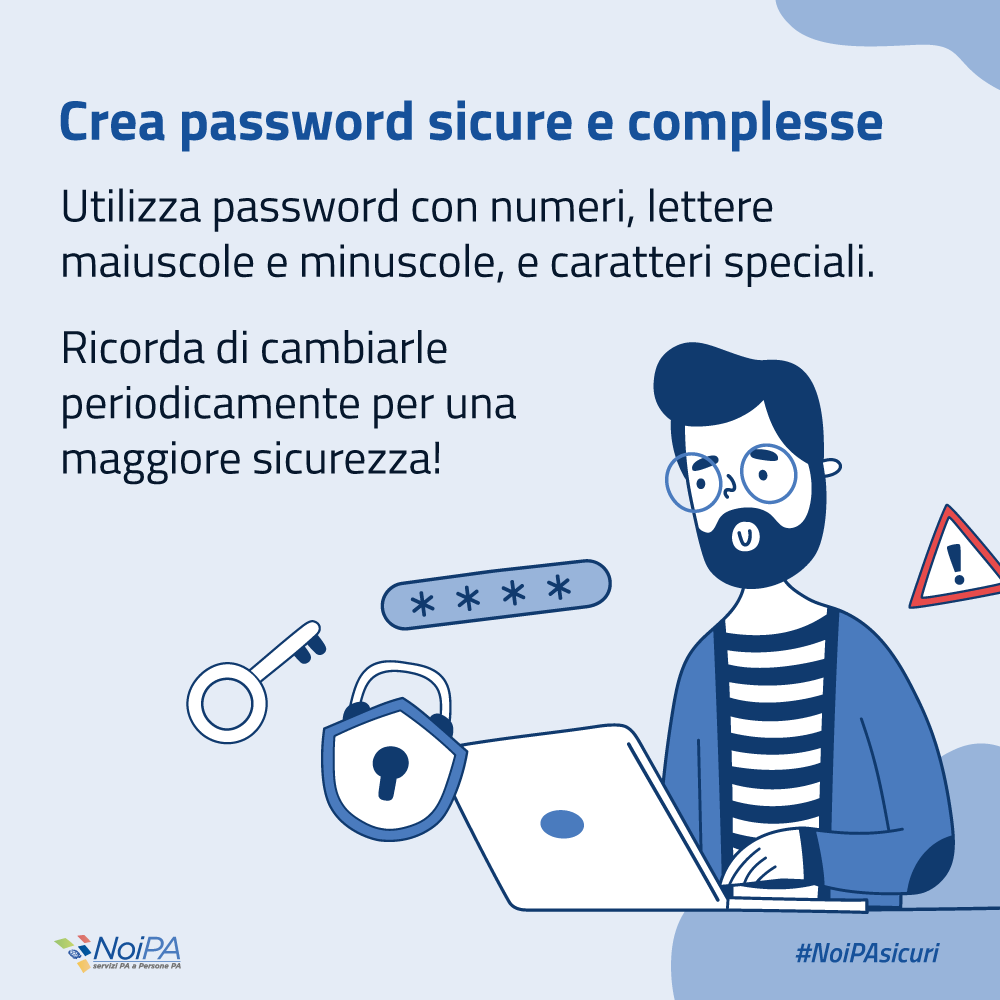 NoiPA_social's tweet photo. 🛡️ Prevenire il furto di identità è possibile!
Segui i consigli di NoiPA e usa SPID in sicurezza:
✔️ Password complesse
✔️ Gestore affidabile
✔️ Mai la stessa password ovunque
#SicurezzaDigitale #NoiPA https://t.co/9CVkaJpWkJ