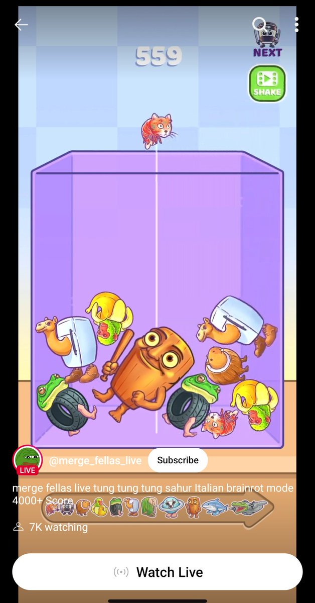 There's something poetic about someone making brainrot games and then that becoming a brainrot stream

Every time they drop a piece, the AI voice says the name of the character