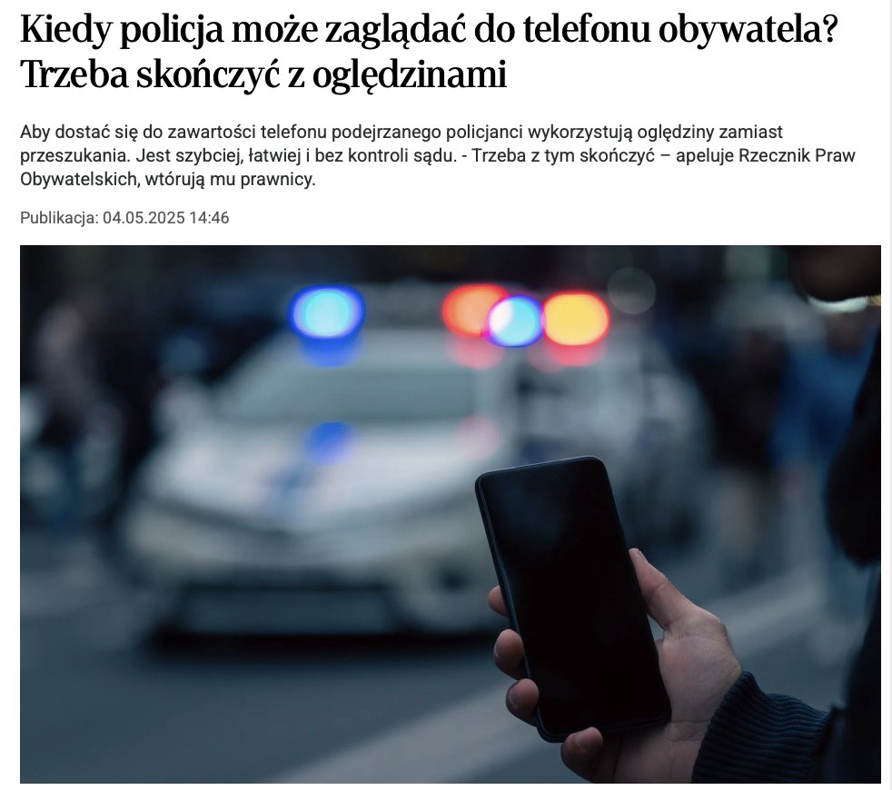 „Telefony komórkowe są dziś swoistym zwierciadłem naszego życia. Odbija się w nim niemalże każde podejmowane przez nas działanie. Urządzenia te zawierają też dane, które z punktu widzenia postępowania karnego są zupełnie nieprzydatne, ale dla nas są bardzo wrażliwe” – adw. Marcin
