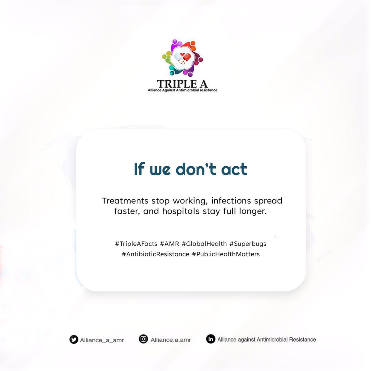 🦠 Did you know germs have a strategy?
They don’t just invade — they adapt, evolve, and fight back.
That’s how Antimicrobial Resistance (#AMR) is turning everyday infections into untreatable threats.

We can’t win this fight if we don’t understand it. Start here 👇🏾

#TripleAFacts