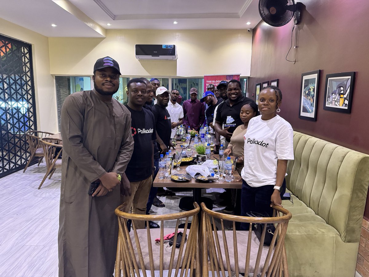 Mubarak Aminu (@mubarakmas_) on Twitter photo Great time connecting with Polkadot OGs this weekend!
We shared big visions, explored ways to grow the ecosystem, and had real conversations on making Web3 work for everyone.
Exciting times ahead!
Thank you <a href="/Sirjey01/">Sirjey 🐂 ⭕️</a> for making this connect🔥 Great time connecting with Polkadot OGs this weekend!
We shared big visions, explored ways to grow the ecosystem, and had real conversations on making Web3 work for everyone.
Exciting times ahead!
Thank you <a href="/Sirjey01/">Sirjey 🐂 ⭕️</a> for making this connect🔥